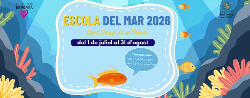 Banner escola del Mar 2026